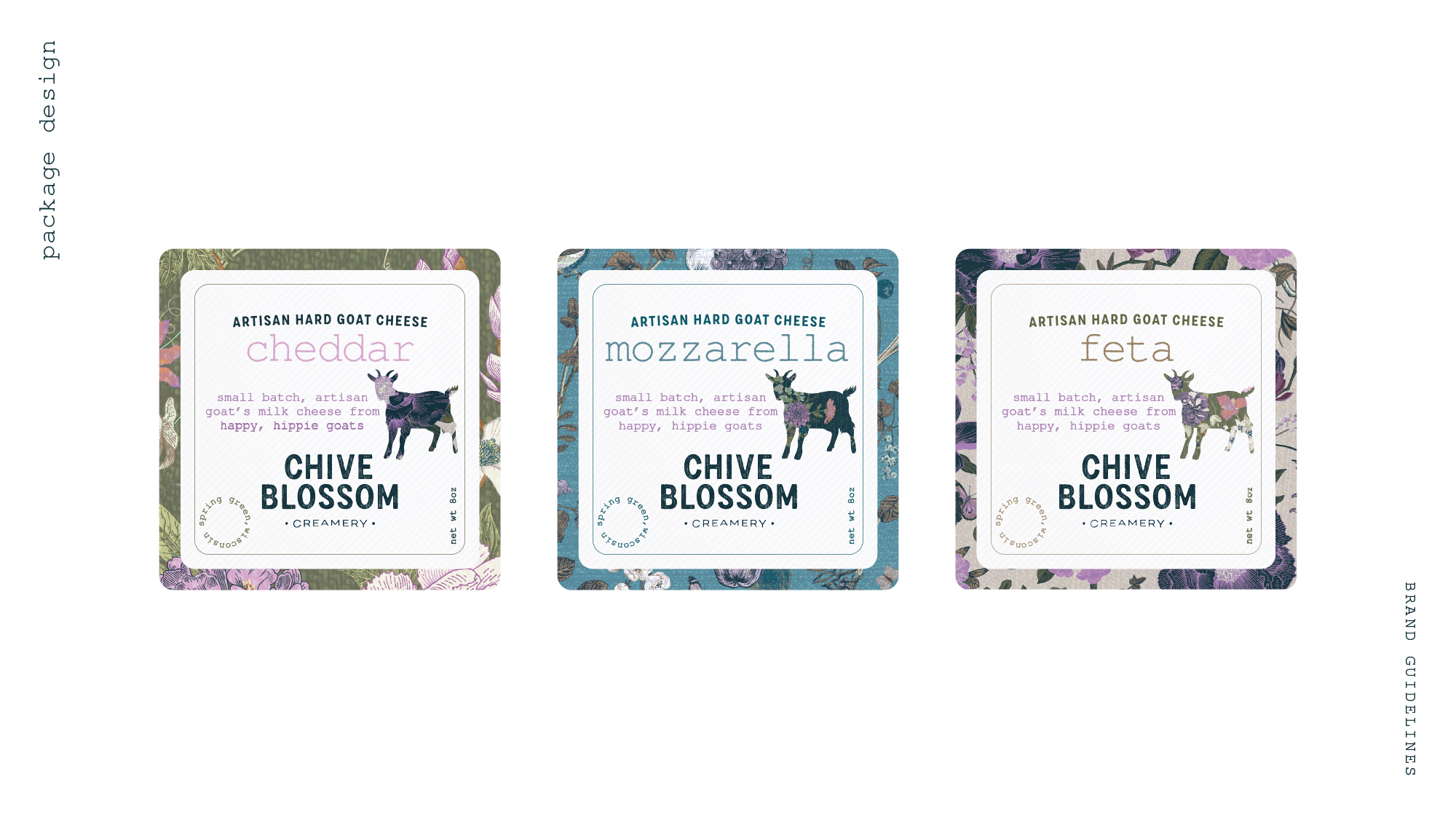 package design hard cheese labels