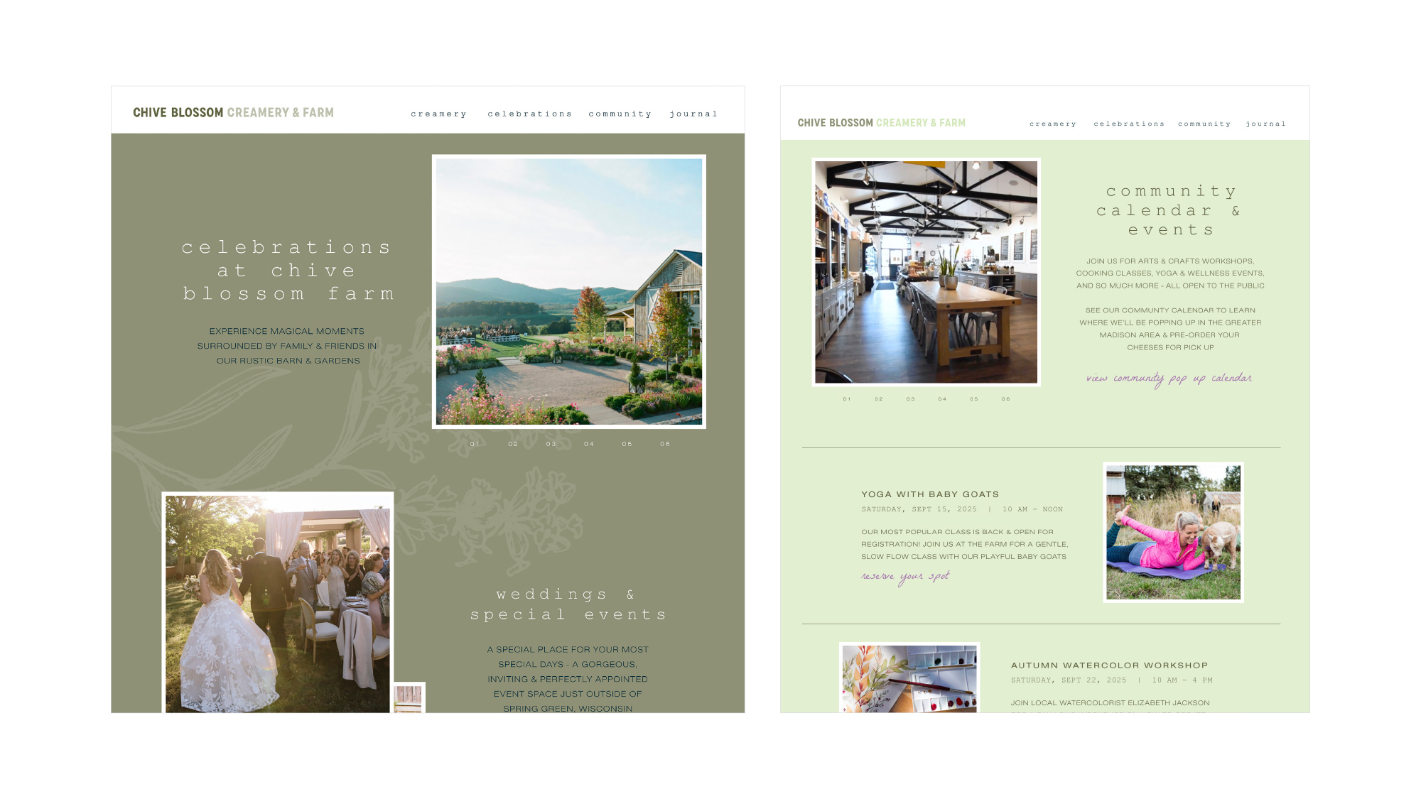 website design samples