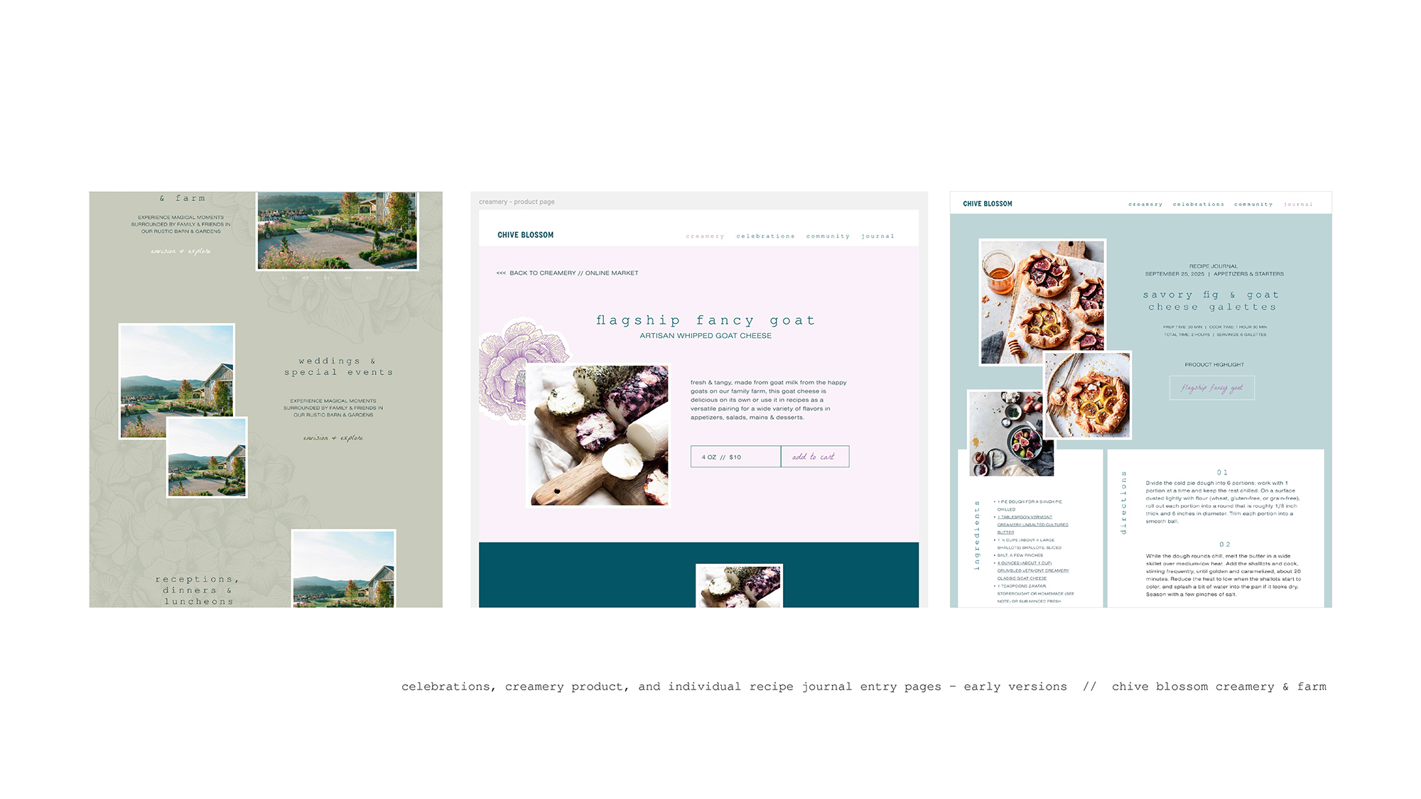 medium fidelity web page designs